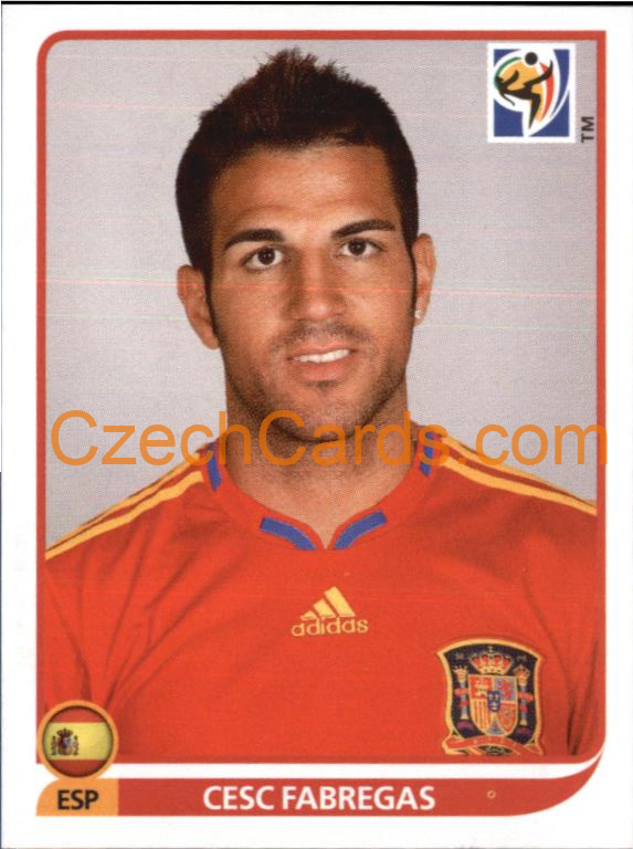 Cesc Fabregas 2010 Panini FIFA World Cup sticker #576
