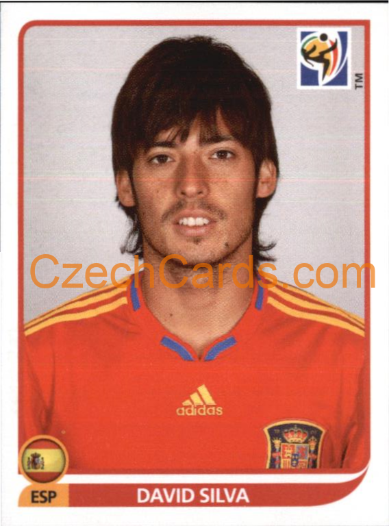 David Silva 2010 Panini FIFA World Cup sticker #578