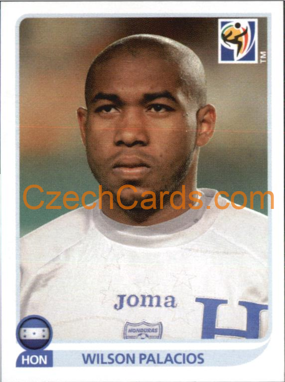 Wilson Palacios 2010 Panini FIFA World Cup sticker #608