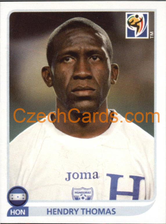 Hendry Thomas 2010 Panini FIFA World Cup sticker #612