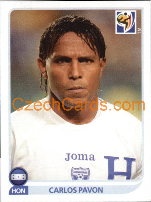 Carlos Pavon 2010 Panini FIFA World Cup sticker #616