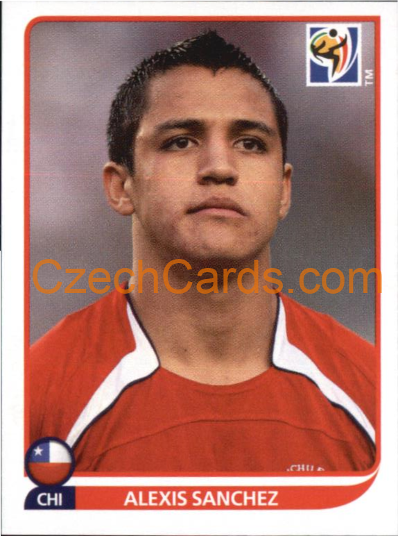 Alexis Sanchez 2010 Panini FIFA World Cup sticker #634