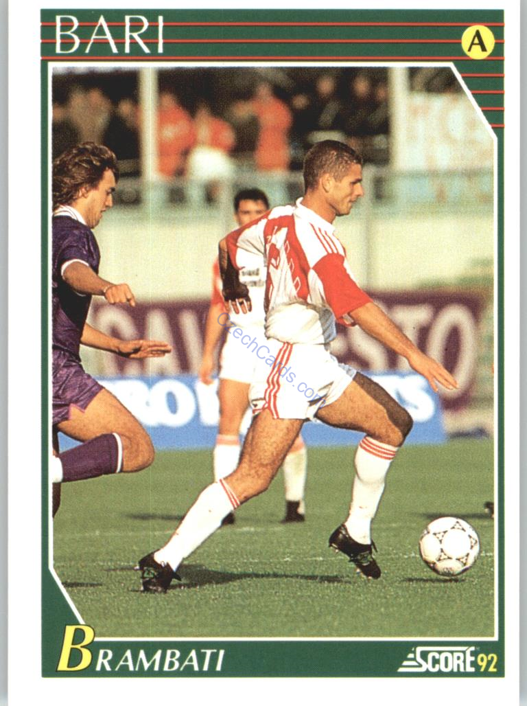 Massimo Brambati 1992 Score Italian League #43
