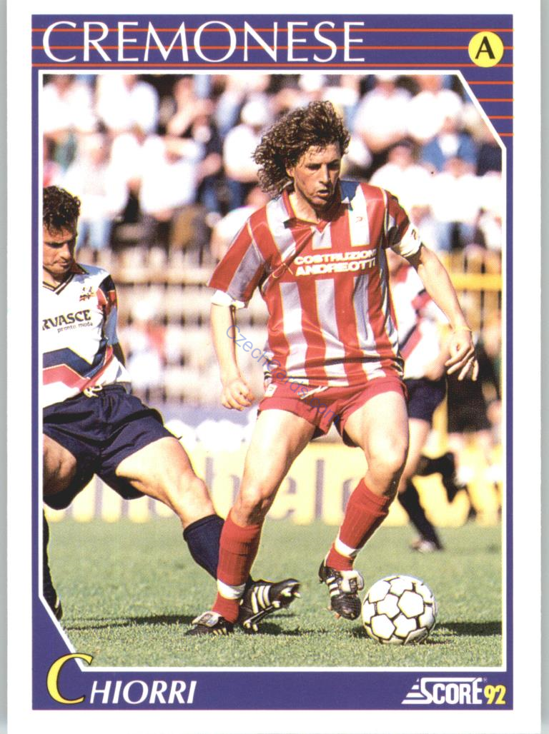 Alviero Chiorri 1992 Score Italian League #71