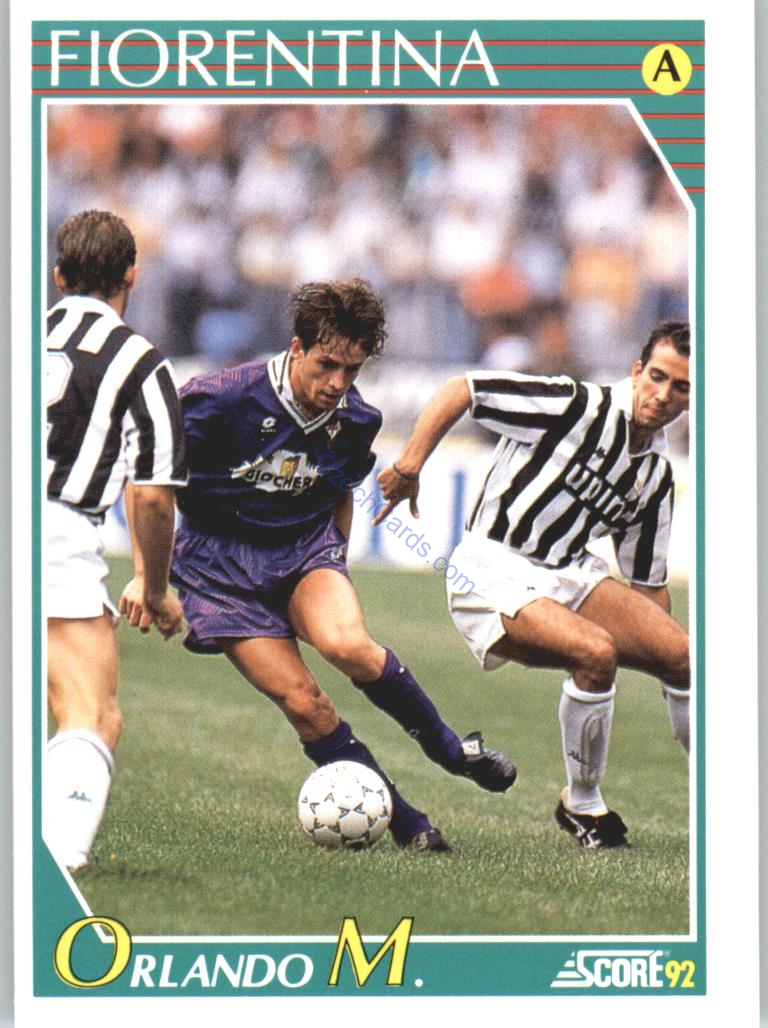 Massimo Orlando 1992 Score Italian League #83