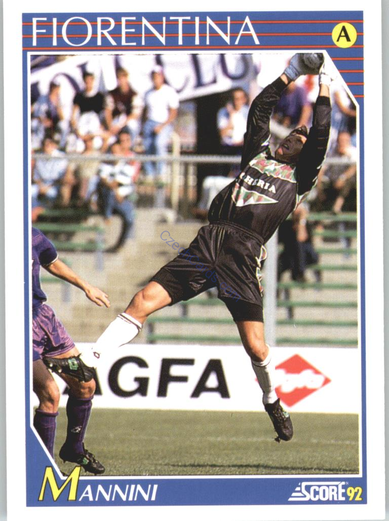 Alessandro Mannini 1992 Score Italian League #87