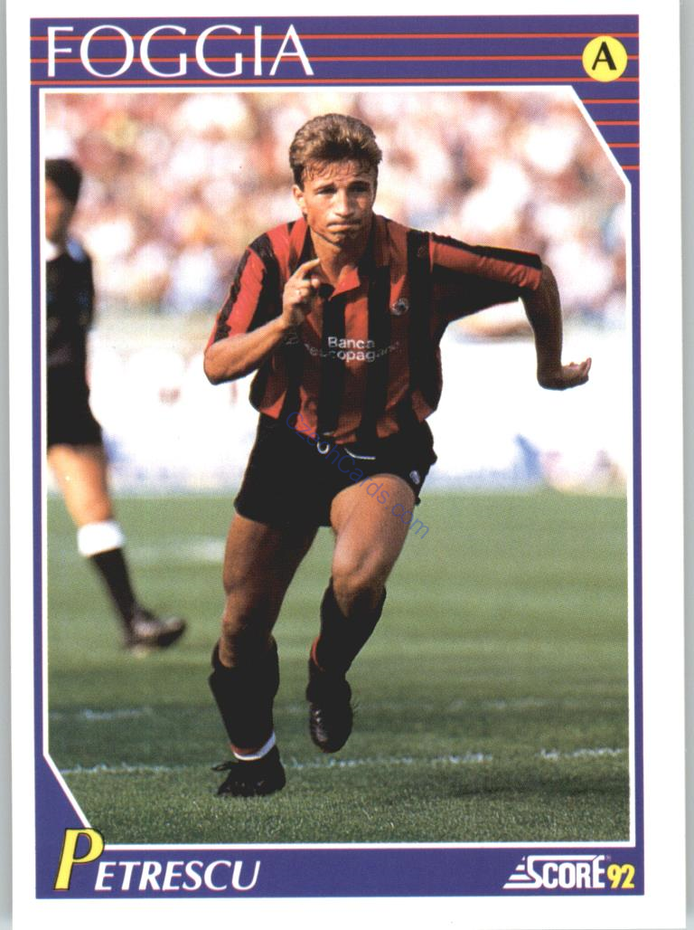 Dan Petrescu1992 Score Italian League #92