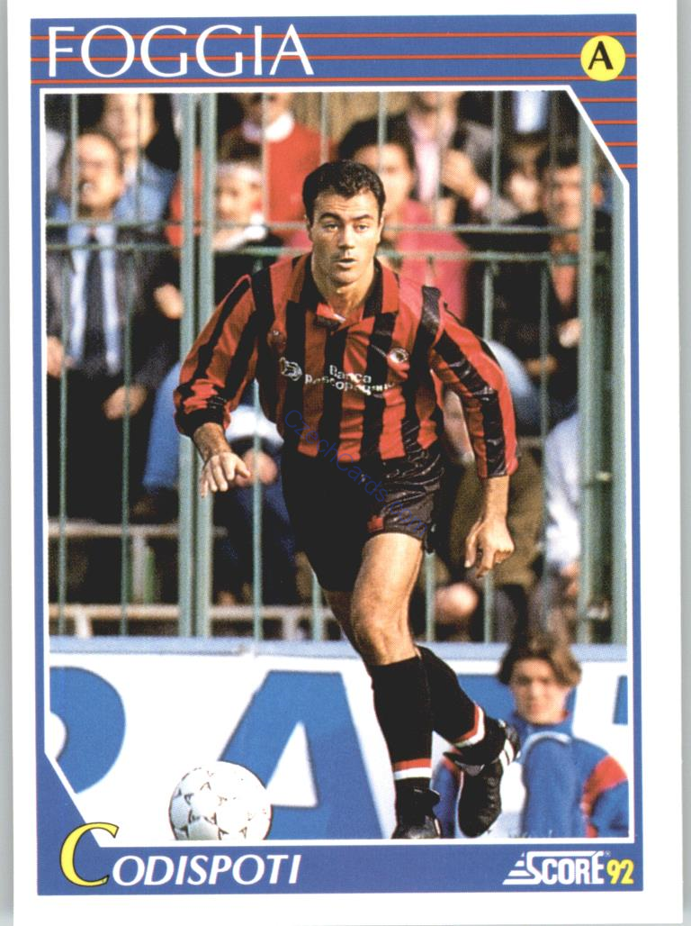 Maurizio Codispoti 1992 Score Italian League #93