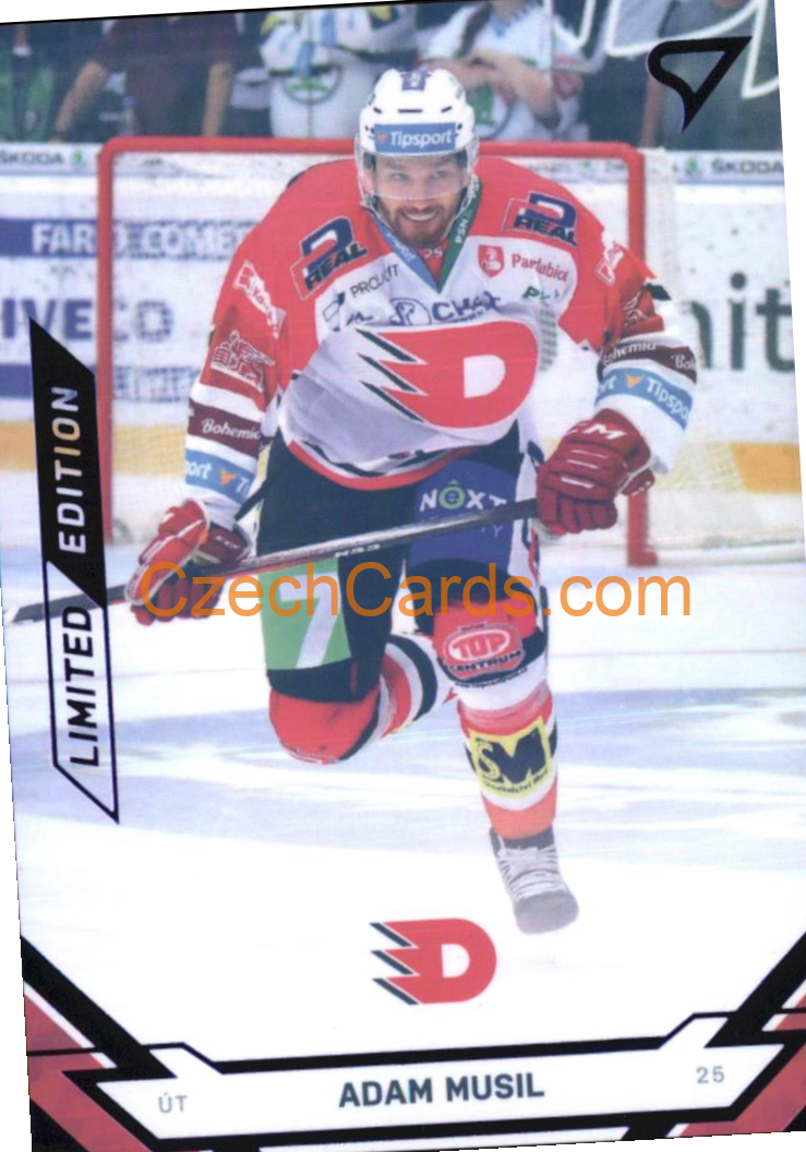 Adam Musil 2021/22 SportZoo Tipsport EHL BLUE xx/99 #104