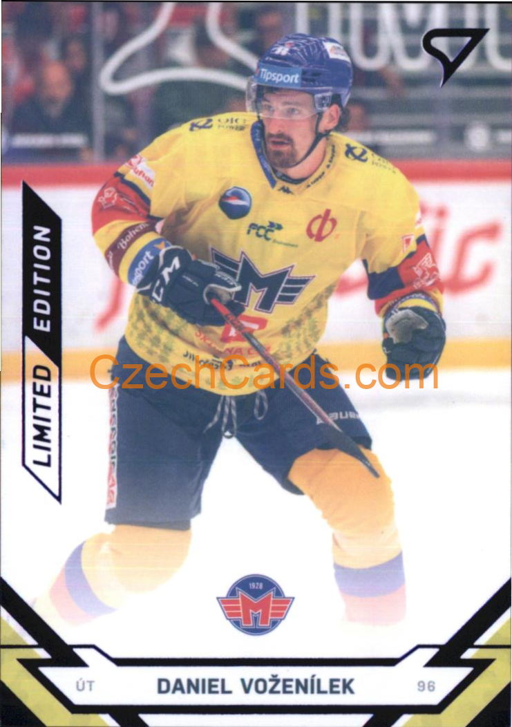 Danilel Voženílek 2021/22 SportZoo Tipsport EHL BLUE xx/99 #252