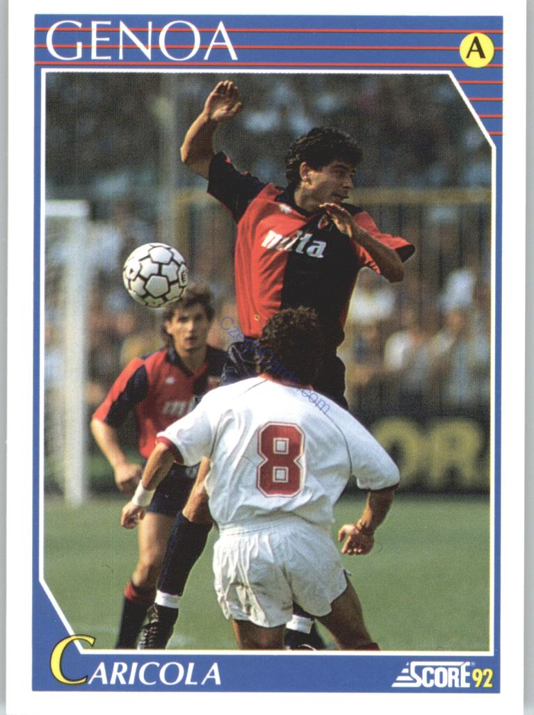 Nicola Caricola 1992 Score Italian League #110