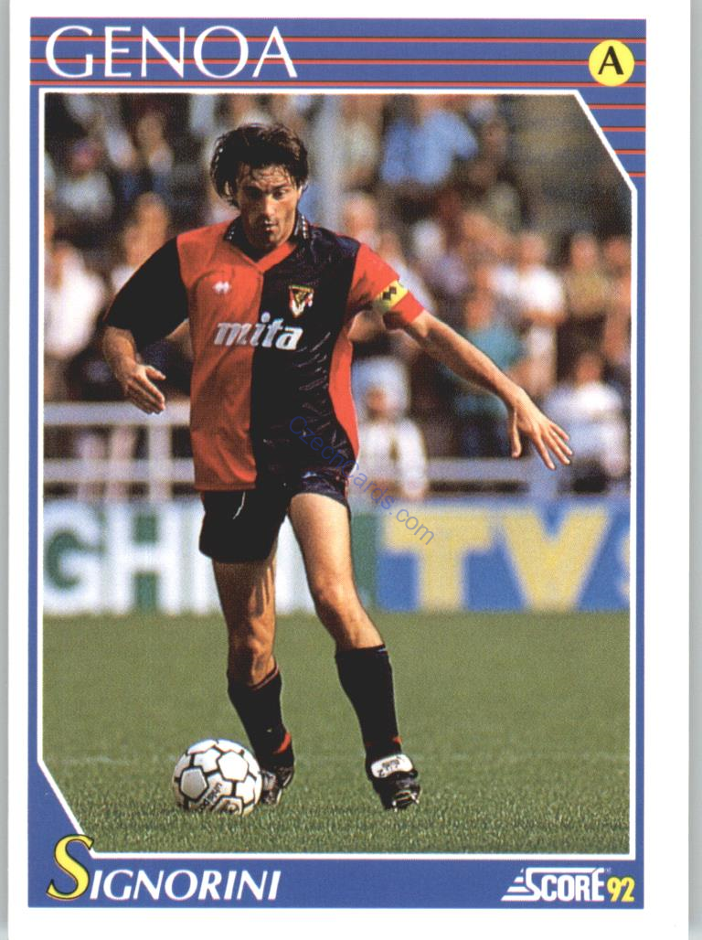 Gianluca Signorini 1992 Score Italian League #111