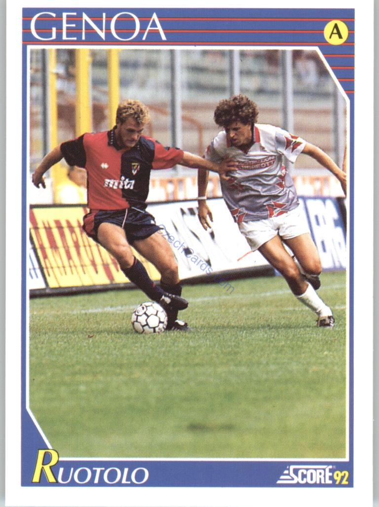 Gennaro Ruotolo 1992 Score Italian League #112