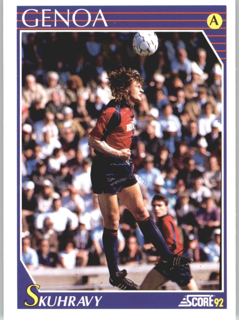 Tomas Skuhravy 1992 Score Italian League #114
