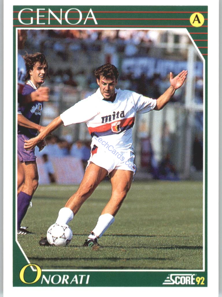 Roberto Onorati 1992 Score Italian League #115