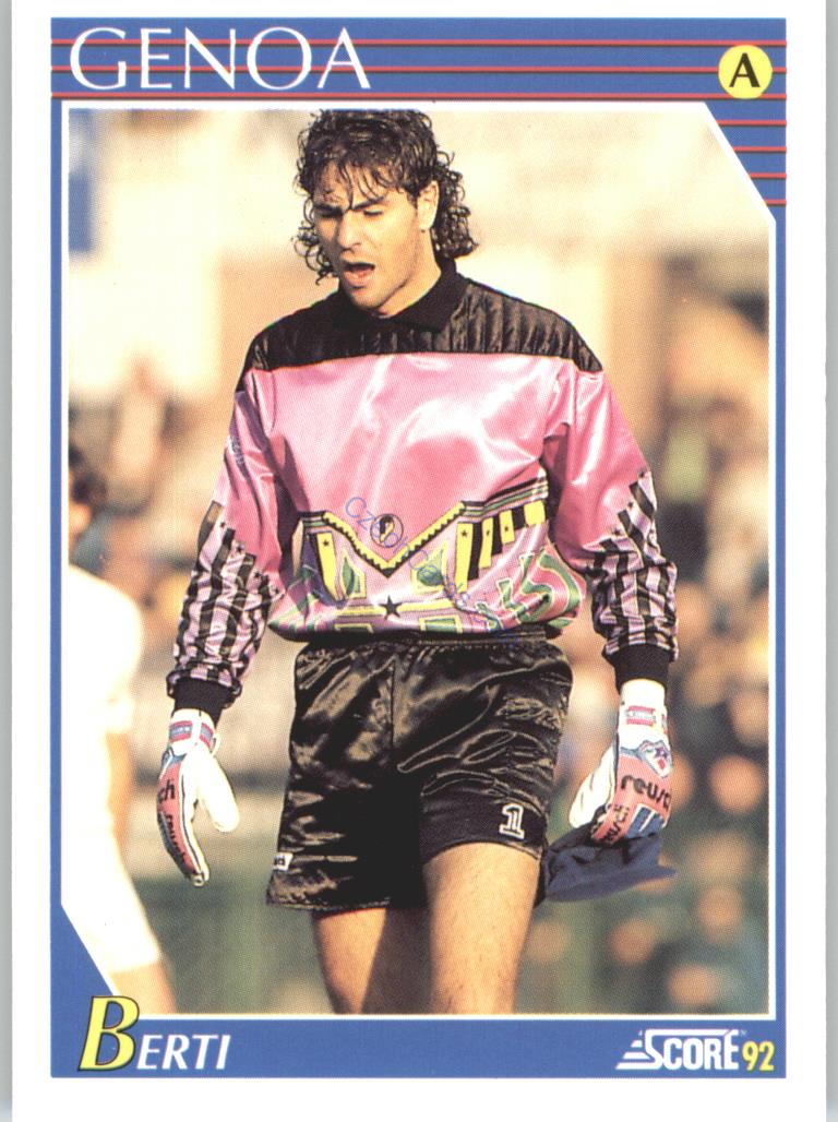 Gian Luca Berti 1992 Score Italian League #117