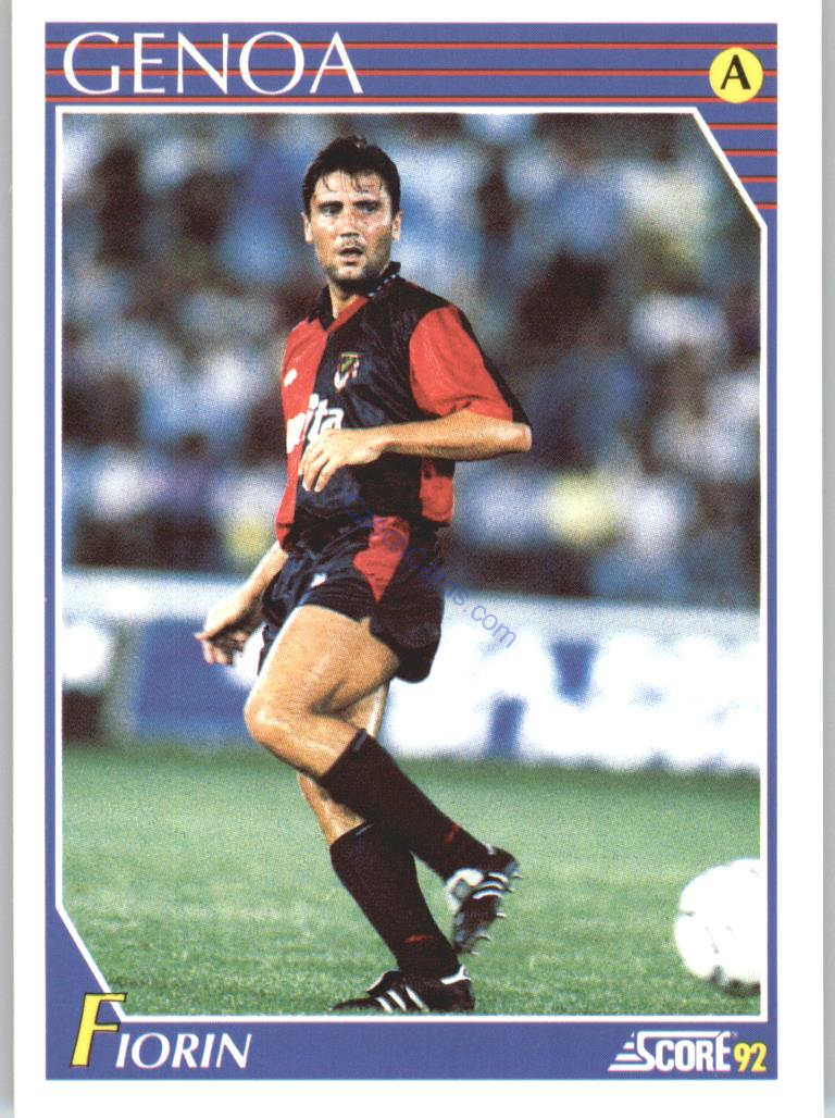 Valeriano Fiorin 1992 Score Italian League #119