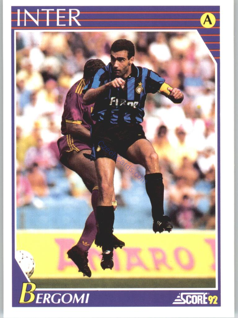 Giuseppe Bergomi 1992 Score Italian League #122
