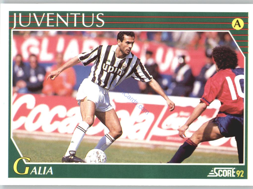 Roberto Galia 1992 Score Italian League #149