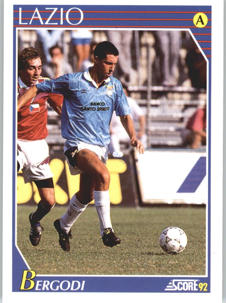 Cristiano Bergodi 1992 Score Italian League #152