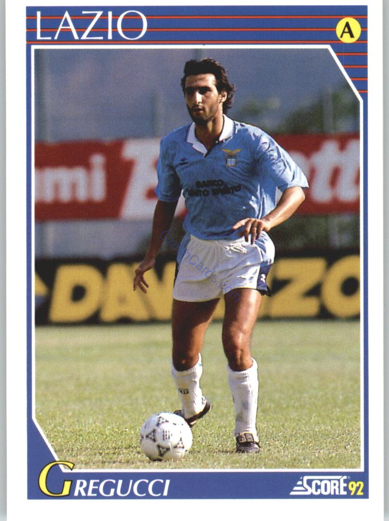 Angelo Adamo Gregucci 1992 Score Italian League #155