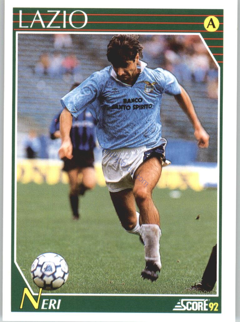 Maurizio Neri 1992 Score Italian League #165