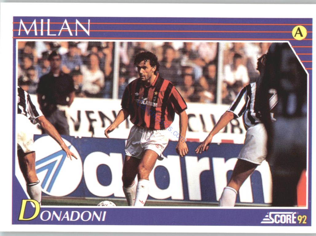 Roberto Donadoni 1992 Score Italian League #172