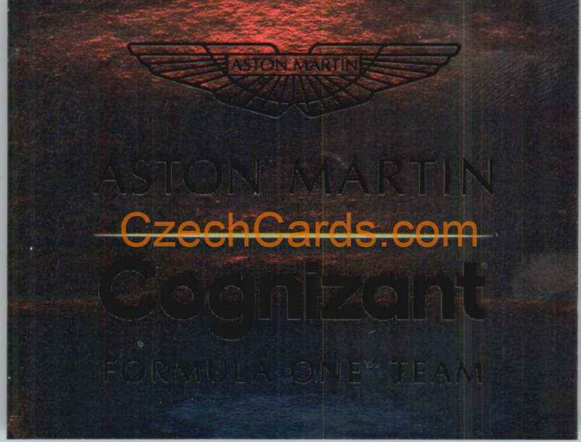 Aston Martin Team Logos 2021 Topps Formula 1 sticker foil #6