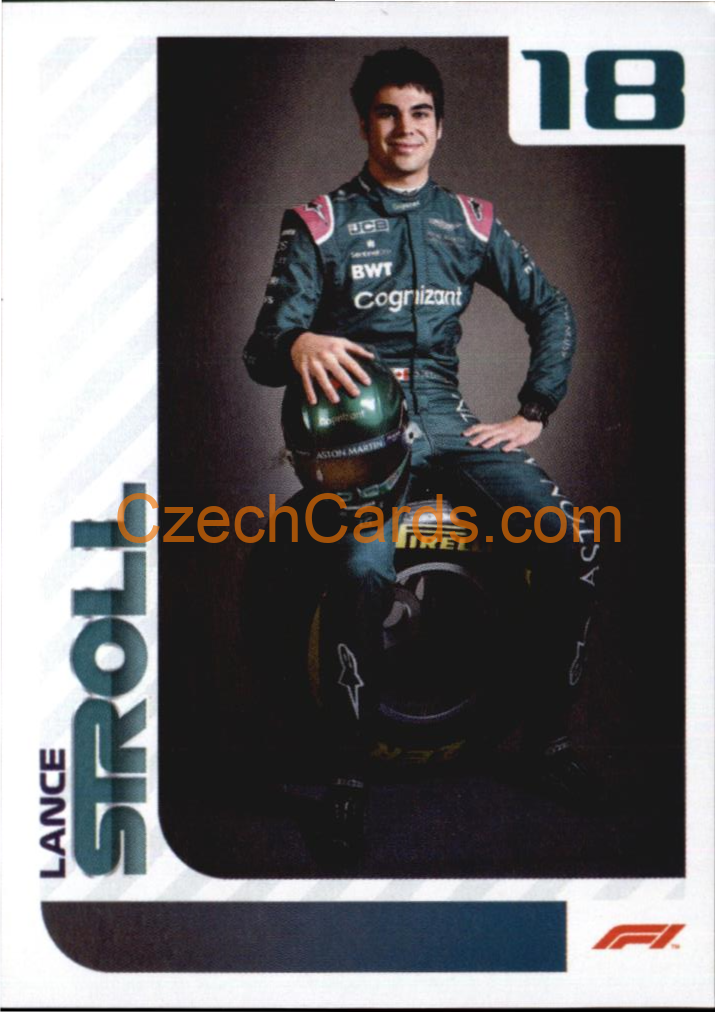 Lance Stroll 2021 Topps Formula 1 sticker XL #73