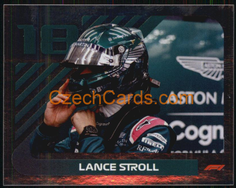 Lance Stroll 2021 Topps Formula 1 sticker Foil #74