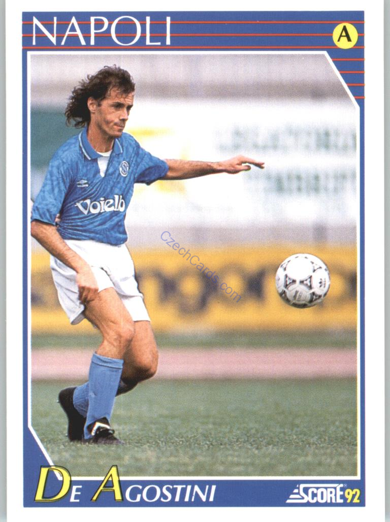 Stefano De Agostini 1992 Score Italian League #194