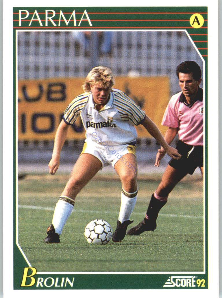 Tomas Brolin 1992 Score Italian League #206