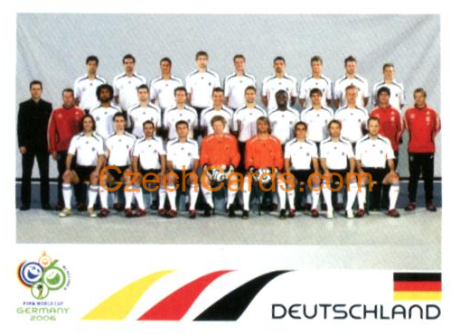 Team Photo Deutschland 2006 Panini FIFA WC Germany sticker #17