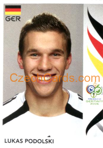 Lukas Podolski 2006 Panini FIFA WC Germany sticker #35