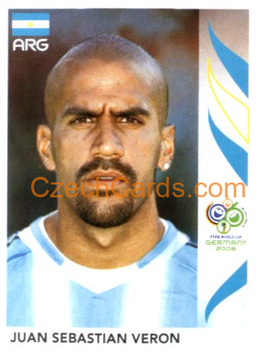 Juan Sebastian Veron 2006 Panini FIFA WC Germany sticker #183