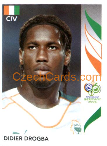 Didier Drogba 2006 Panini FIFA WC Germany sticker #205
