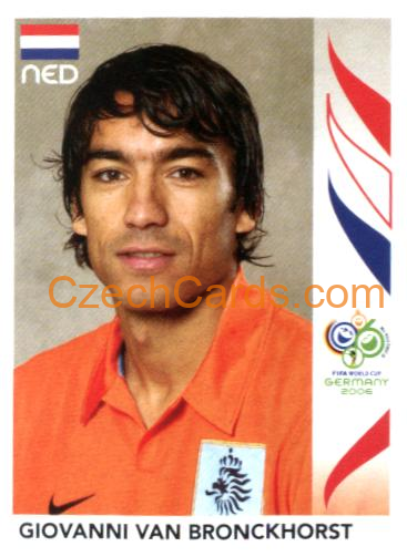 Giovanni van Bronckhorst 2006 Panini FIFA WC Germany sticker #234