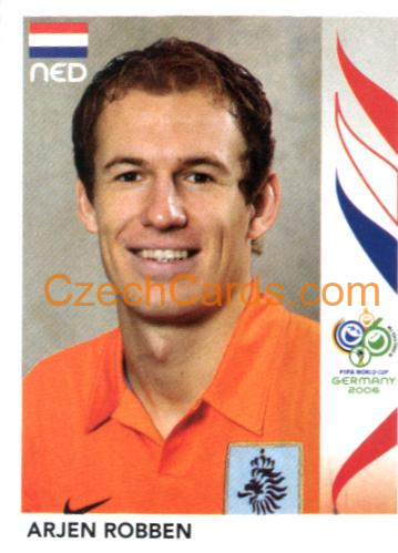 Arjen Robben 2006 Panini FIFA WC Germany sticker #240
