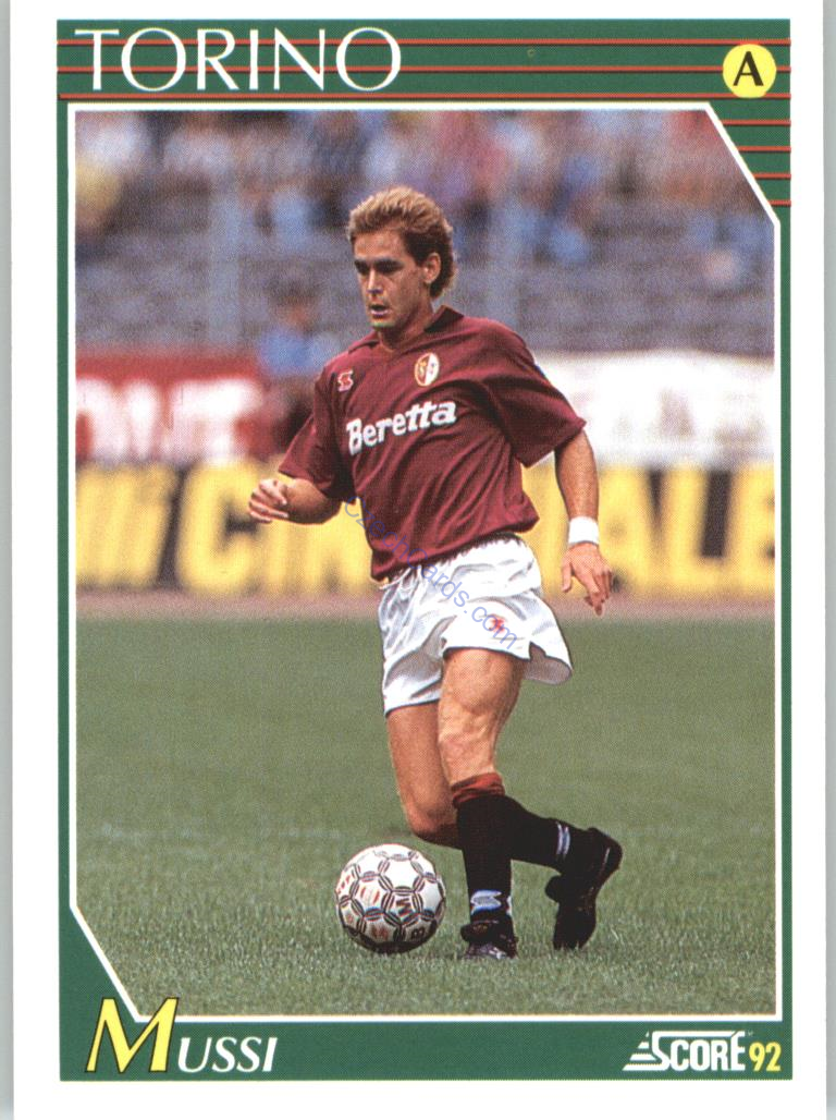 Roberto Mussi 1992 Score Italian League #253