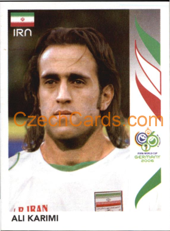 Ali Karimi 2006 Panini FIFA WC Germany sticker #271