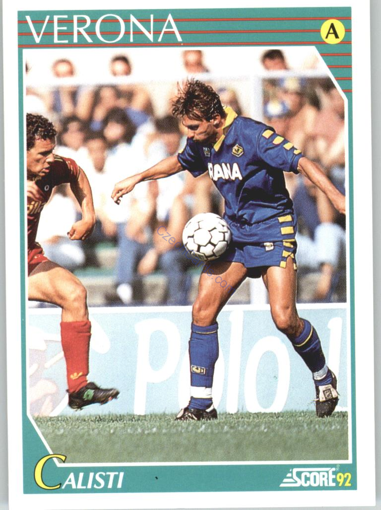 Ernesto Calisti 1992 Score Italian League #257