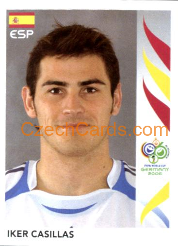 Iker Casillas 2006 Panini FIFA WC Germany sticker #532