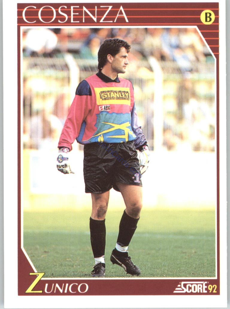 Giacomo Zunico 1992 Score Italian League #296