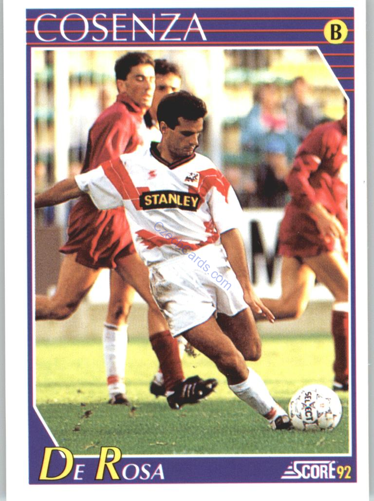 Luigi De Rosa 1992 Score Italian League #297