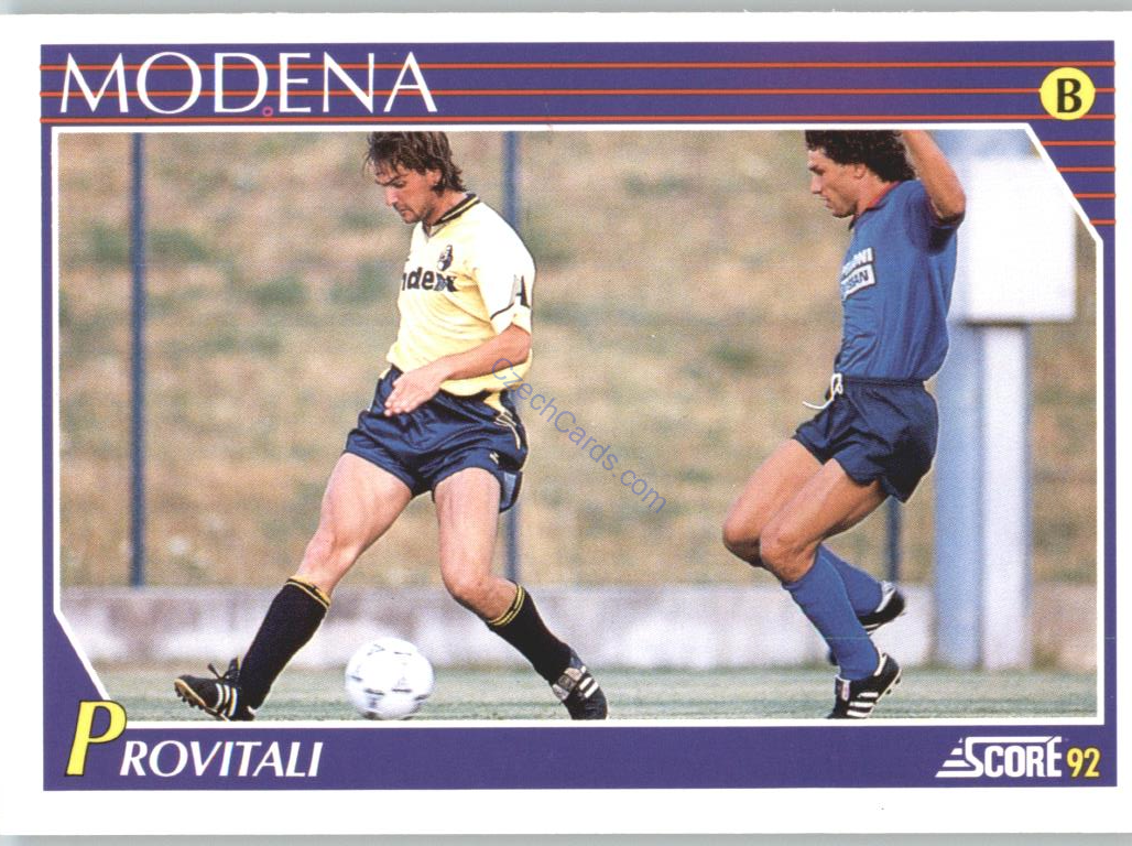 Fabrizio Provitali 1992 Score Italian League #314