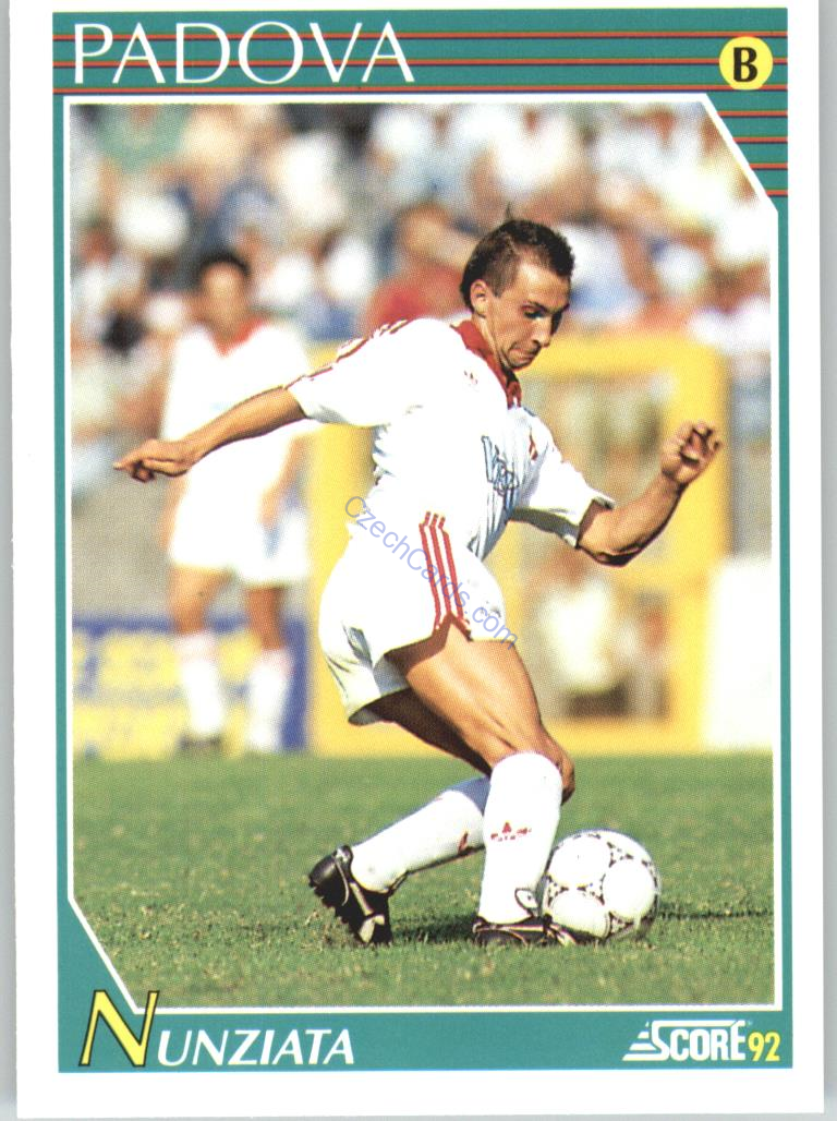 Carmine Nunziata 1992 Score Italian League #321