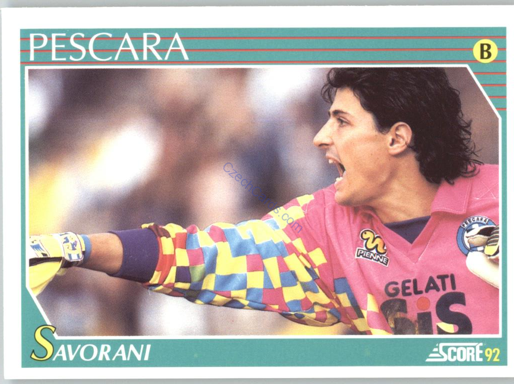 Marco Savorani 1992 Score Italian League #323