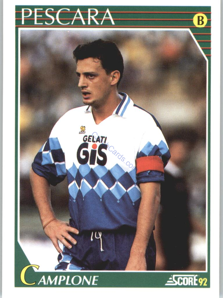 Andrea Camplone 1992 Score Italian League #324