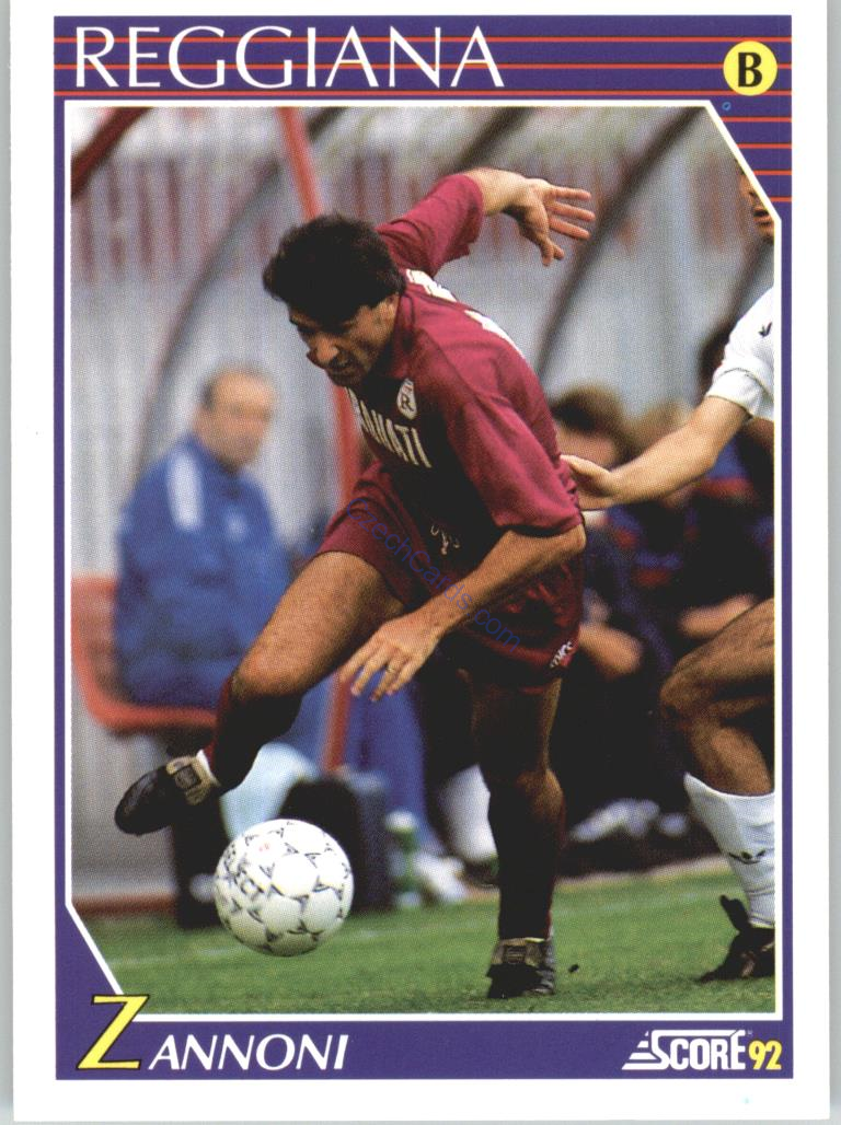 Davide Zannoni 1992 Score Italian League #337