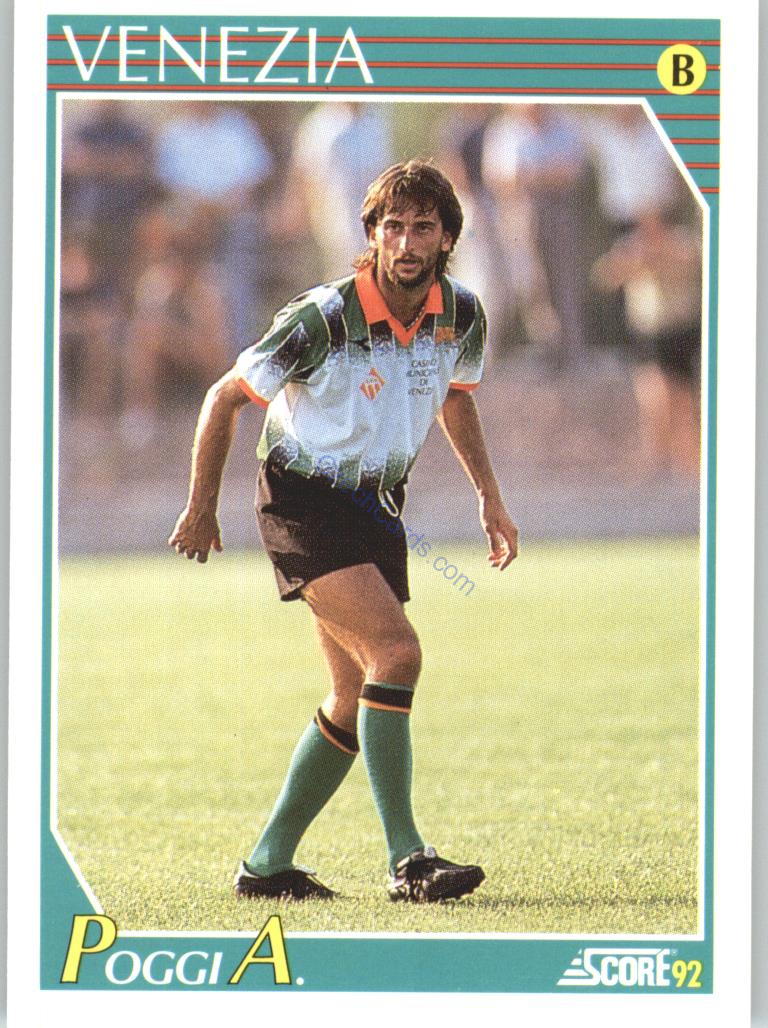 Andrea Poggi 1992 Score Italian League #348